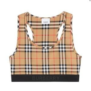 COPY - Burberry Archive Check Leggings with matching sports bra.